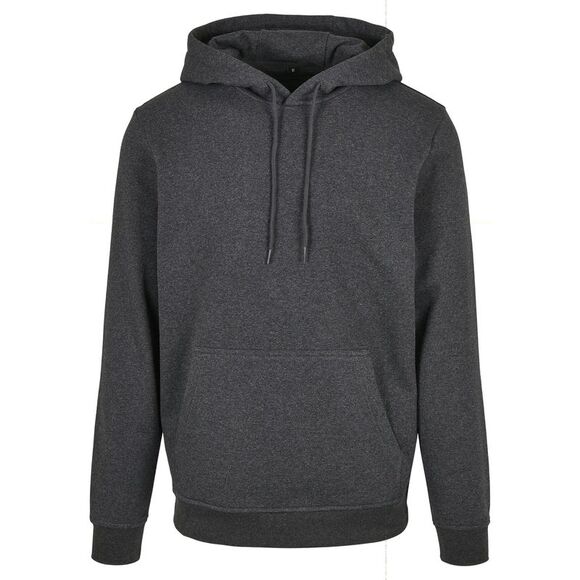 Build Your Brand Mens Basic Hoodie / Charcoal